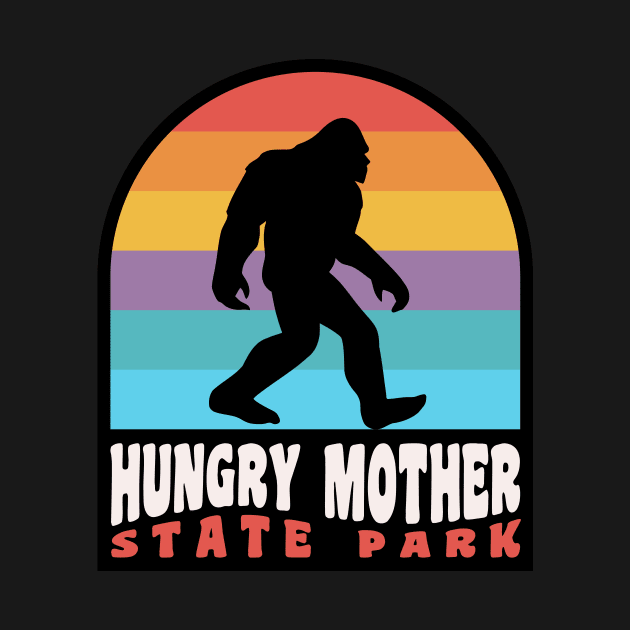 Hungry Mother State Park Campground Bigfoot Sasquatch by PodDesignShop