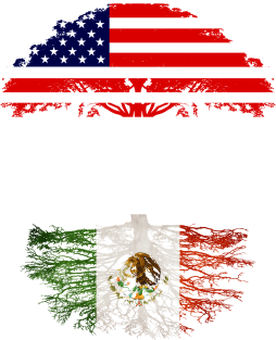 American Grown With Mexican Roots - Gift for Mexican From Mexico Magnet