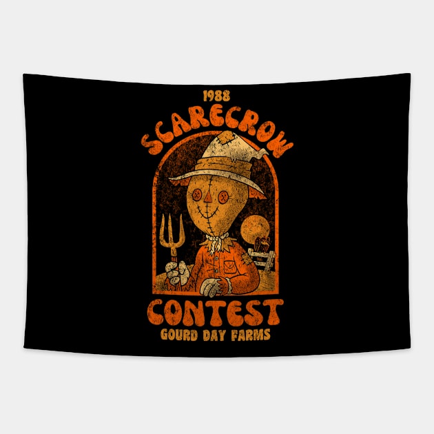 Scarecrow Contest Tapestry by chrisraimoart