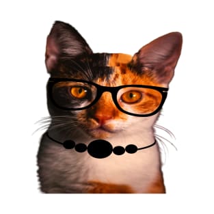 Gato con gafas T-Shirt