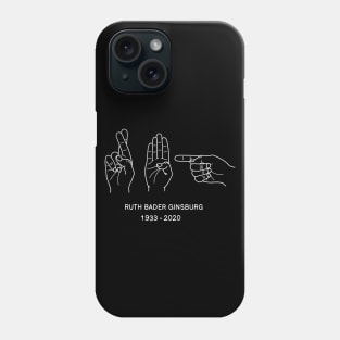 Ruth Bader Ginsburg ASL Phone Case