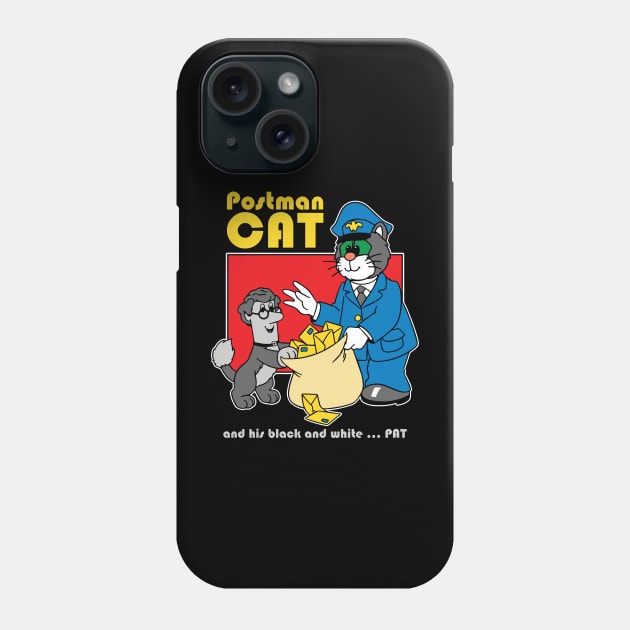 Postman Cat Phone Case by TrulyMadlyGeekly