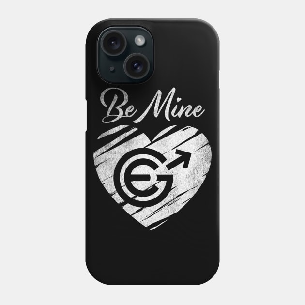 Valentine Be Mine Evergrow EGC Coin To The Moon Crypto Token Cryptocurrency Blockchain Wallet Birthday Gift For Men Women Kids Phone Case by Thingking About