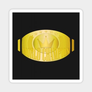 World Champion Belt Magnet