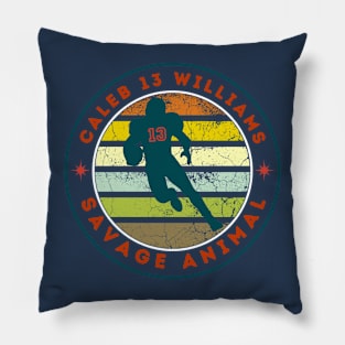 RETRO VINTAGED WILLIAMS THE SAVAGE BEAR Pillow