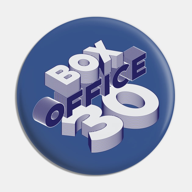 Box Office 30 Logo Pin by Box Office 30