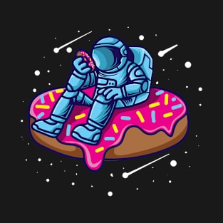 Donuts Addict Space T-Shirt