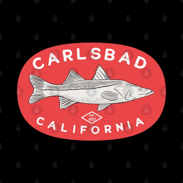 Carlsbad California Fishing by Eureka Shirts