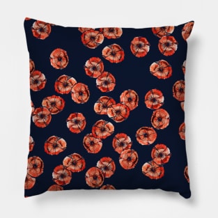 Red Poppy Pillow