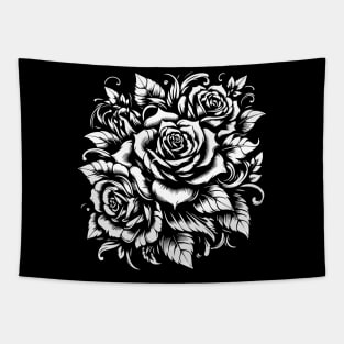 roses tattoo design Tapestry