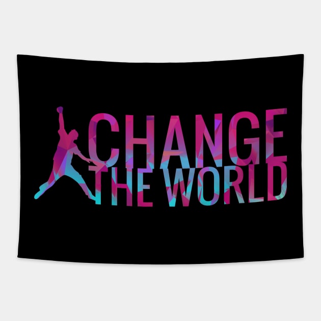 Change The World Dancer Motivational Quote Tapestry by aaallsmiles