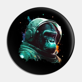 space gorilla Pin