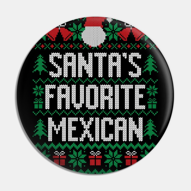 Santa's Favorite Mexican Pin by Saulene