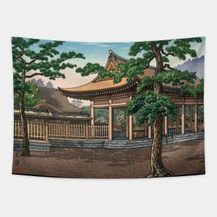 Kashihara Shrine by Tsuchiya Koitsu Tapestry