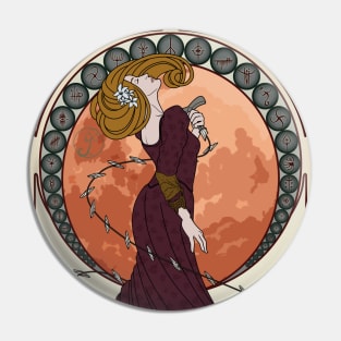 Art Nouveau Bloodborne - Moon Scented Hunter Pin