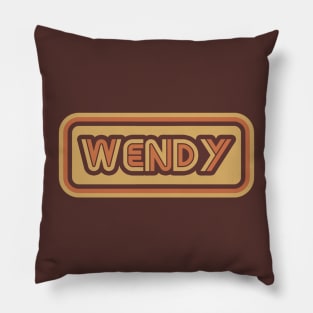 Wendy Carr's Vintage Apartment Stripes Pillow