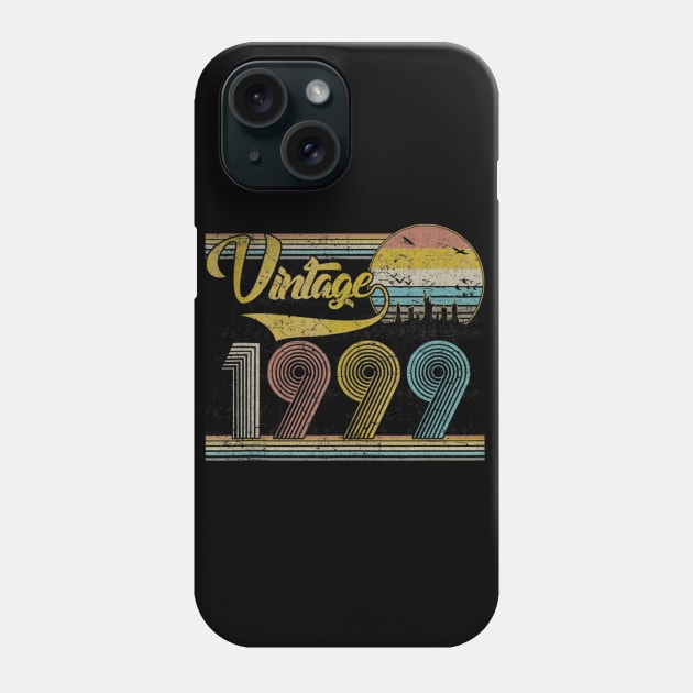 Classic 21st birthday gift for men women Vintage 1999 Phone Case by teudasfemales