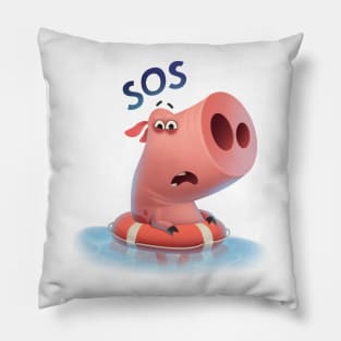 Piggy SOS Pillow