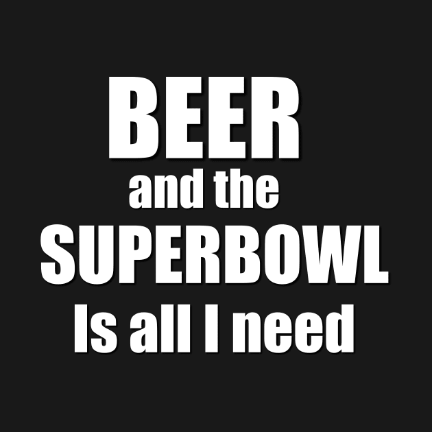 Beer and the Super Bowl by Crazyhank2