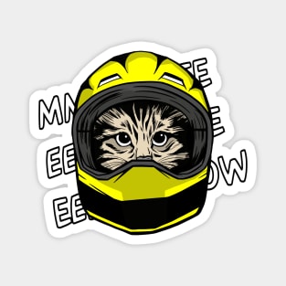 funny cat driver – Meeeeeeeow, the sound of formula m1ao (Silvinho) Magnet