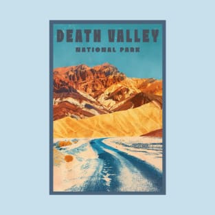 Death Valley National Park Vintage Travel  Poster T-Shirt