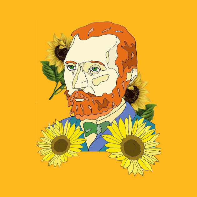 Vincent Van Gogh by White B Gifts