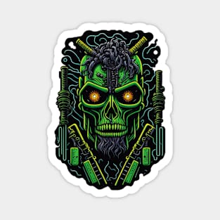 Cyborg Heads S02 D21 Magnet