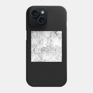 Grayscale Pixels Phone Case