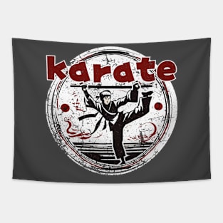 Vintage Karate Tapestry