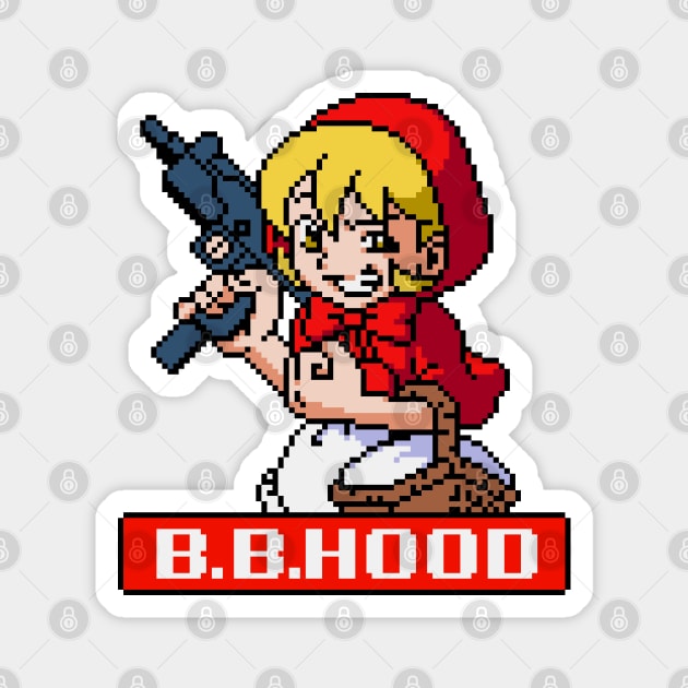 Baby Bonnie (B.B.) Hood - Darkstalkers Magnet by retroworldkorea