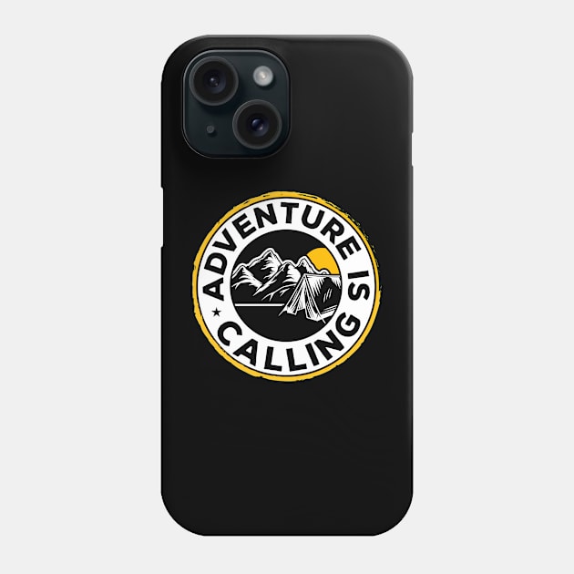 Adventure Is Calling Phone Case by Creative Brain