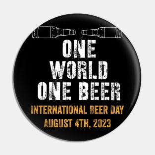 One world one beer Pin