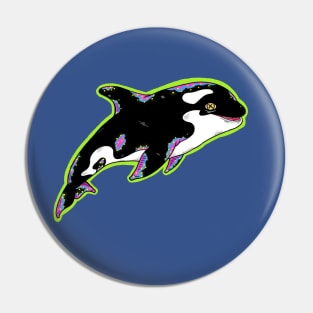 Killer Whale Pin