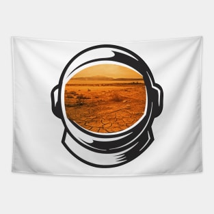 Desert Space Astronaut Tapestry