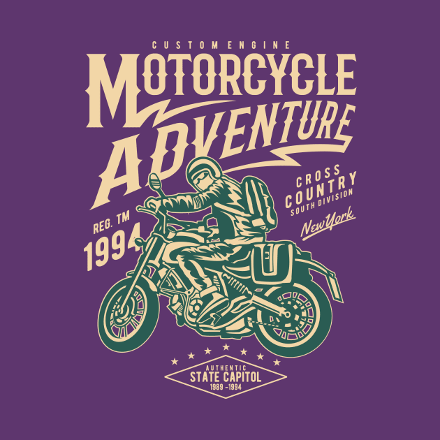 Motorcycle Adventure by lionkingdesign