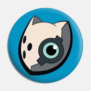 Whisper Wolf Mask Pin