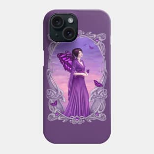 Amethyst Birthstone Fairy Phone Case