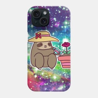 Gardener Sloth Rainbow Sloth Phone Case