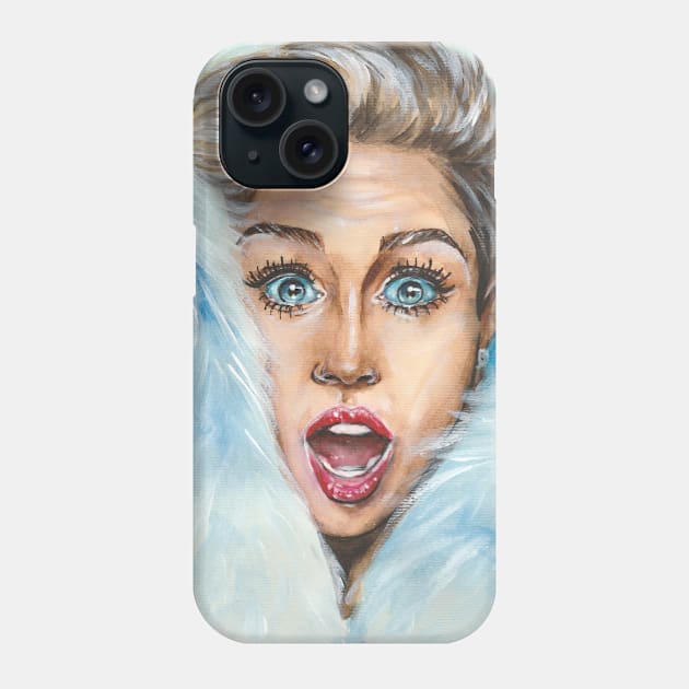 Miley Cyrus Phone Case by Svetlana Pelin