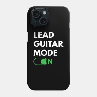 Lead Guitar Mode On Dark Theme Phone Case