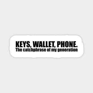 Keys wallet phone Magnet