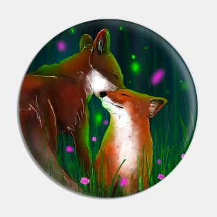 Mum Fox Pin