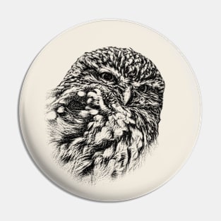 Little owl Pin