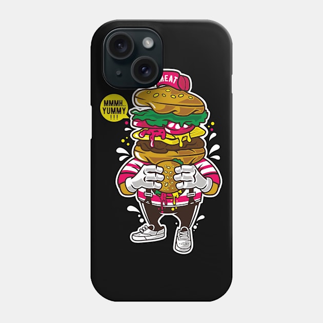 Love Burgers Phone Case by drewbacca