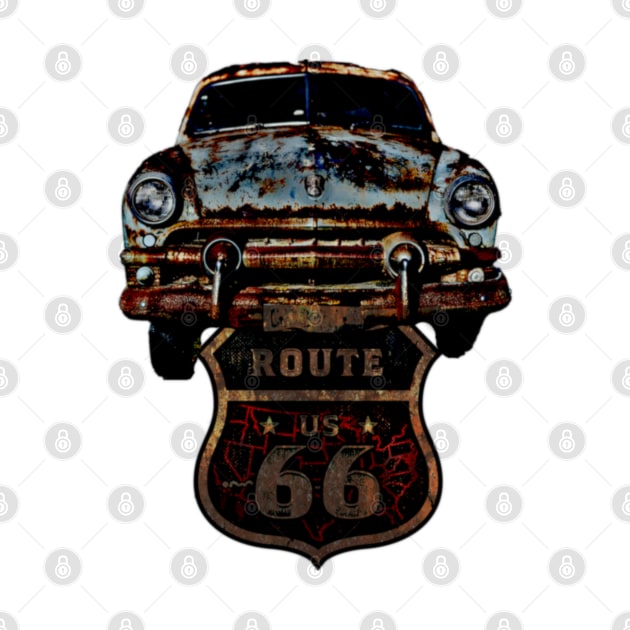 Vintage vehicle route 66 rustic by KZK101