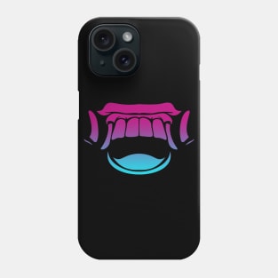 Bali Demon Mask Fangs Vaporwave Phone Case