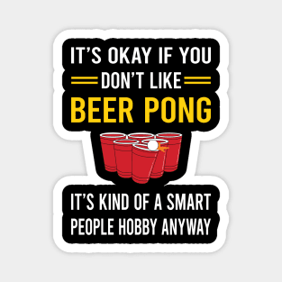 Smart People Hobby Beer Pong Magnet