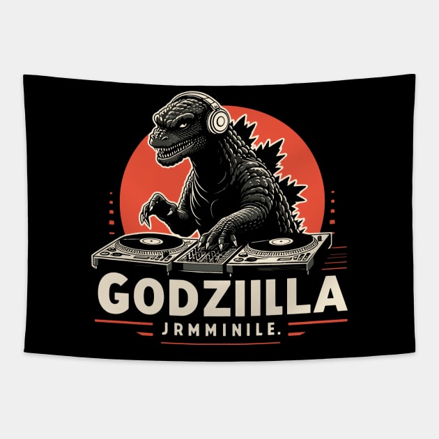 Godzilla Tapestry by Rizstor