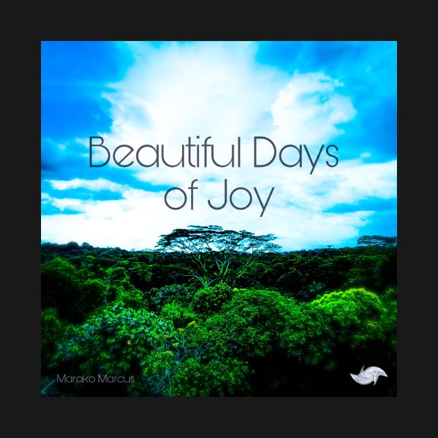 Beautiful Days of Joy Solo Tree standing among Trees Album Cover Art Minimalist Square Designs Marako + Marcus The Anjo Project Band T-Shirt by Anjo