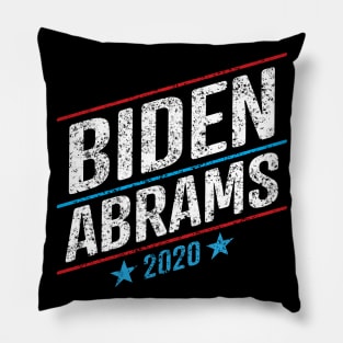 Joe Biden 2020 and Stacy Abrams on the One Ticket. Biden Abrams 2020 Pillow